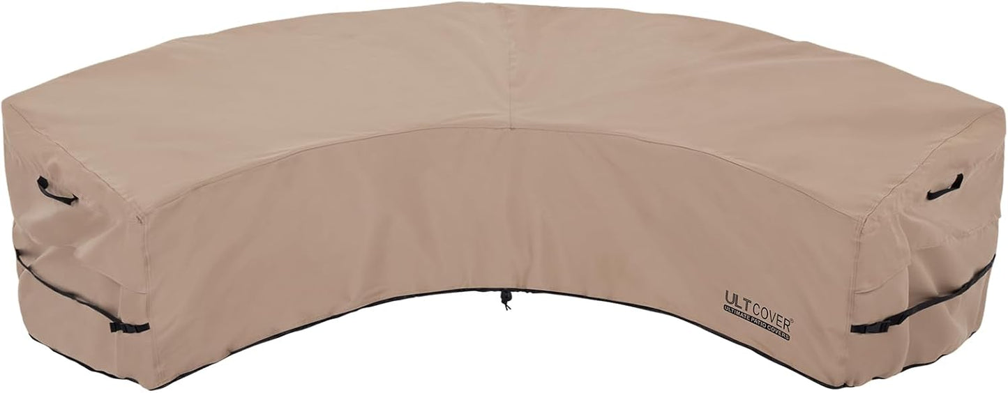 Funda sofá patio impermeable 5-7 plazas 190x126x32pulg