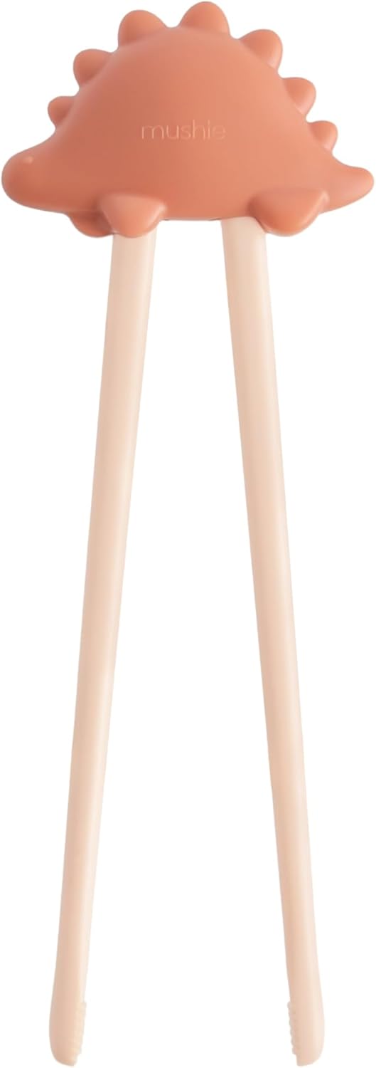 Palillos de entrenamiento dinosaurio reutilizables sin BPA 7pulg
