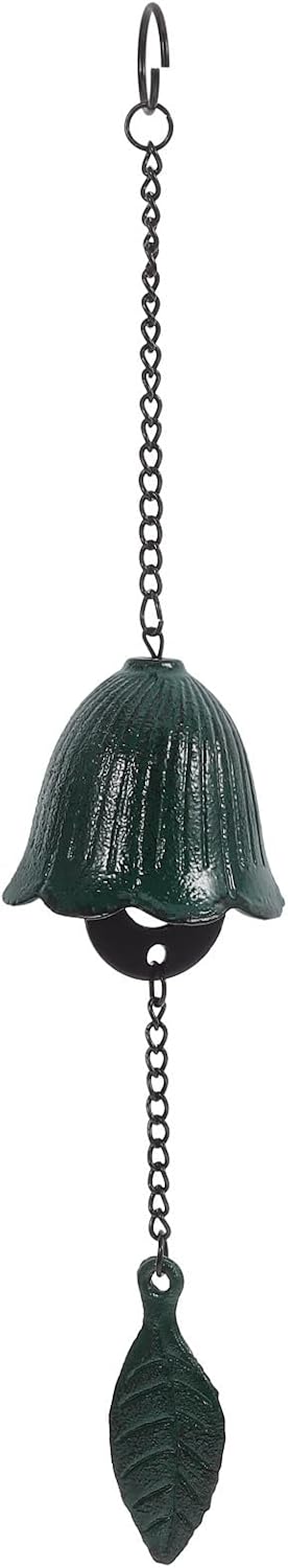 Campana hierro forjado campanilla viento retro para jardín