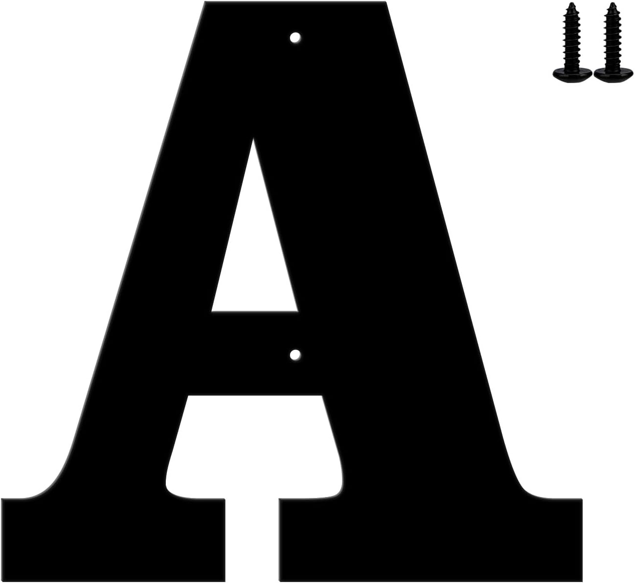 Letras metal para letreros exteriores con kit uñas letra A