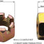 Eje rueda M14x1.5 tuercas castelladas 125-150cc paq 2