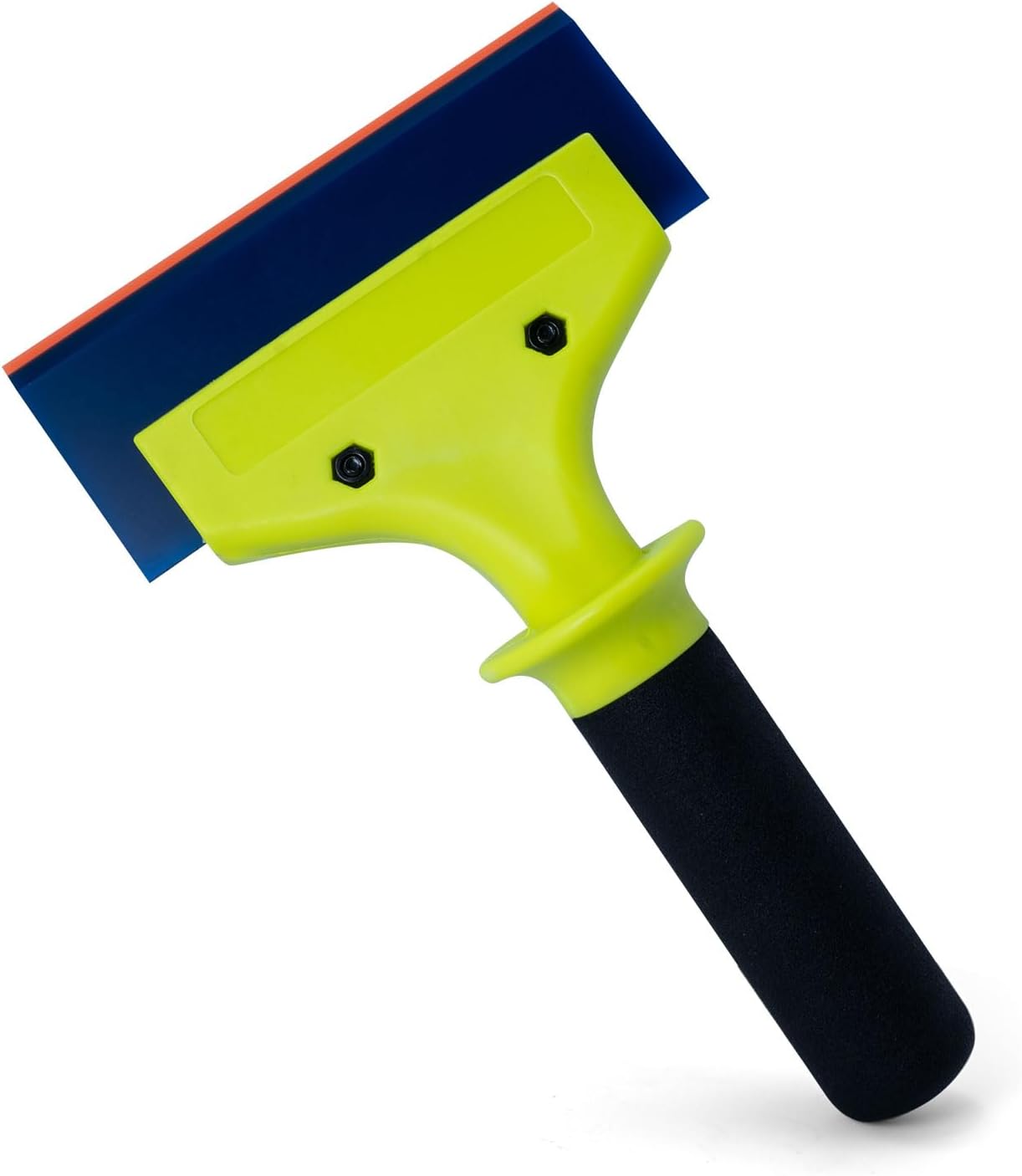2 Escobillas Goma Mango Nylon para Limpieza Vidrio PPF 5"