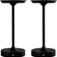 2 Lámparas Mesa Led Inalámbricas Recargables Negro