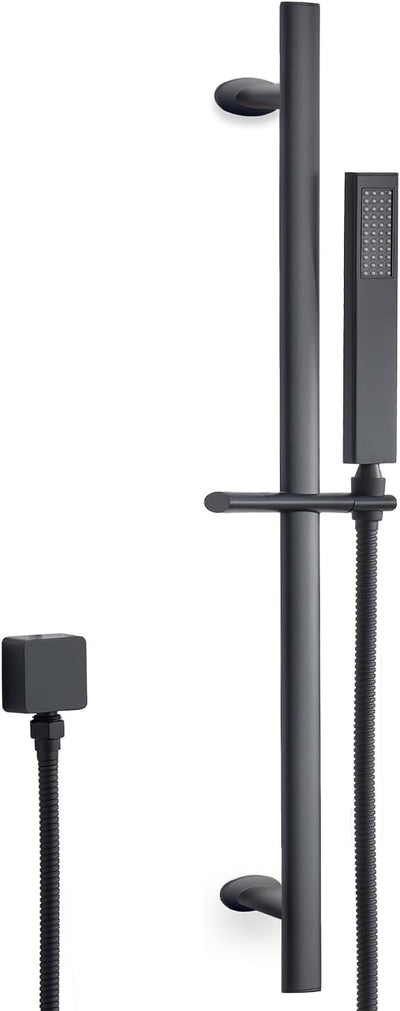 Barra deslizante ducha mano negro mate JB-021MB