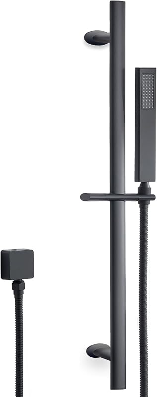 Barra deslizante ducha mano negro mate JB-021MB