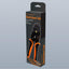 Alicates prensado electricista negro naranja