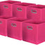 Cajón organiz. tela plegable con mango metal