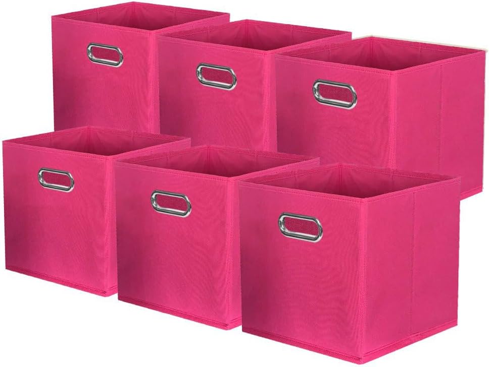 Cajón organiz. tela plegable con mango metal