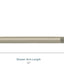 Brazo ducha recto extendido 12pulg bronce aceitado