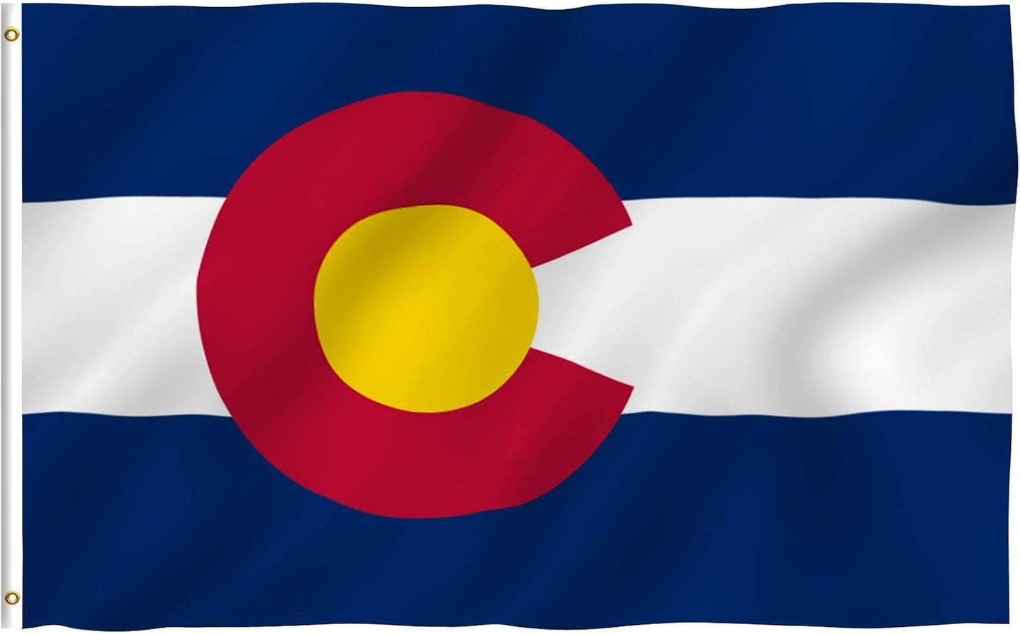 Bandera con estados EE.UU. Colorado