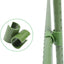 50 Clips Conector Plástico para Estacas Jardinería Verde 0.787pulg