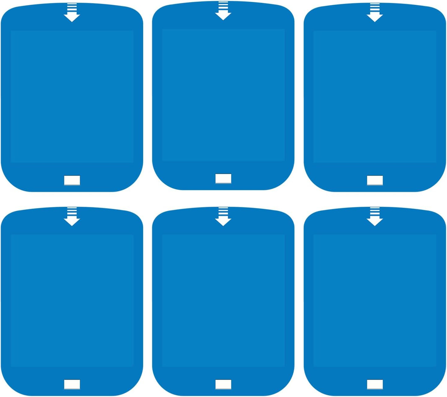 6 Cartuchos comp Raid Blue Light para enchufe hogar