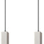 Lámpara colgante hormigón LED para cocina comedor isla