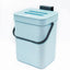 Contenedor compost azul 1.3gal colgante con tapa