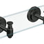 Estante cristal tocador color negro mate