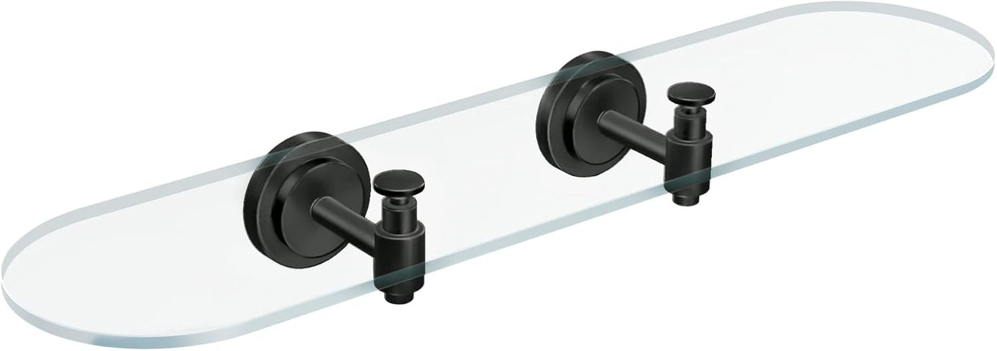 Estante cristal tocador color negro mate