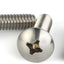 Tornillos acero inox 1/4-20 x 3/4 rosca completa 25 pzas