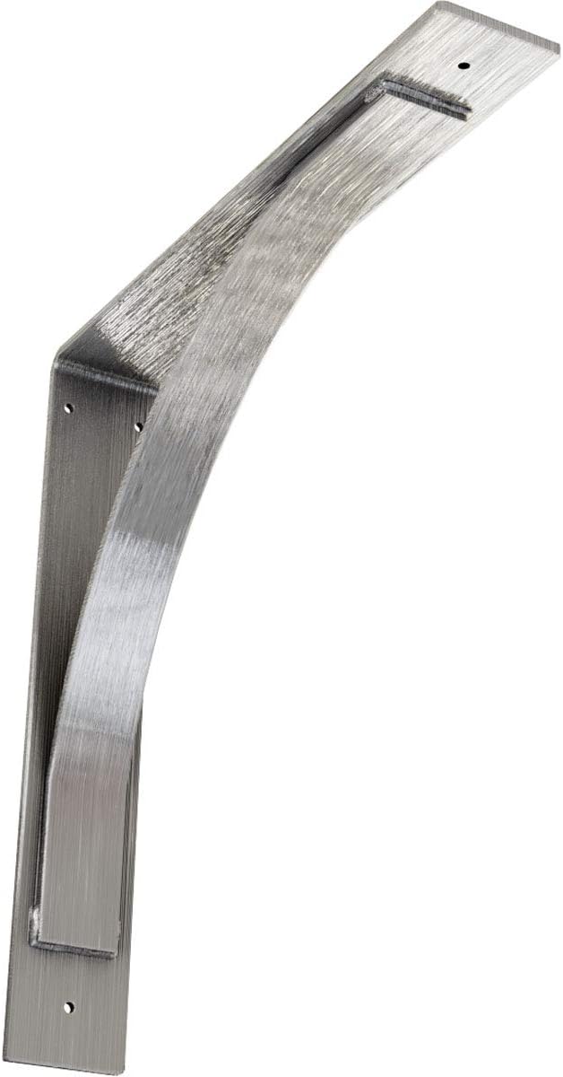 Soporte acero latón envejecido
