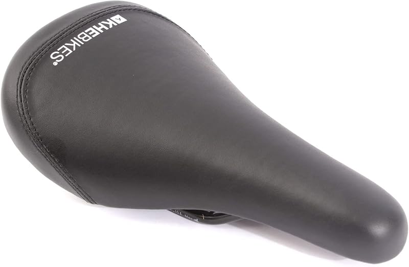 Silla BMX MTB Prisma Negro 0.58lbs Rieles CrMo Acolchados