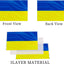 Bandera ucraniana 3x5pulg doble cara poliéster 200D