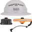 Set 3 Pzas Casco Horno Clase C Ventilado Faro Recargable