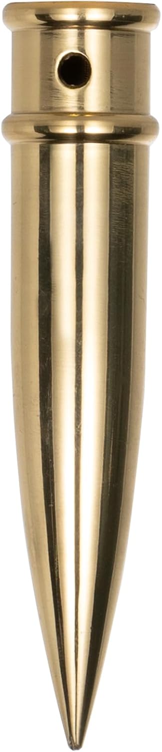 Casquillo inferior latón dorado para poste guidón militar 1"