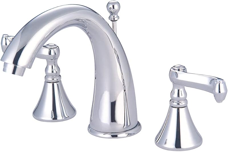Grifo lavabo manija palanca francesa cromo pulido