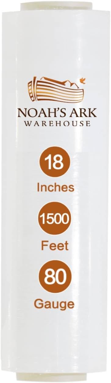 Envoltura palets 18pulg x1500ft pelicula elastica transparente