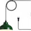Lámpara colgante enchufable rústica 14.7ft cocina comedor