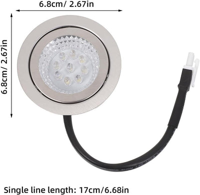 Luz LED campana extractora enchufable empotrado blanco cocina
