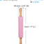Rodillo silicona 17pulg antiadherente mango madera rosa