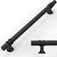 10 Tiradores Negro Mate para Armarios Cocina 6.3"