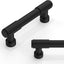 10 Tiradores Alacena Negro Mate 3" Manijas Cocina