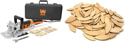 Carpintero platos 8.5A con estuche y galletas abedul 100 pzas