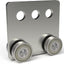 Carro 4 ruedas para canales 1-5/8" set 4