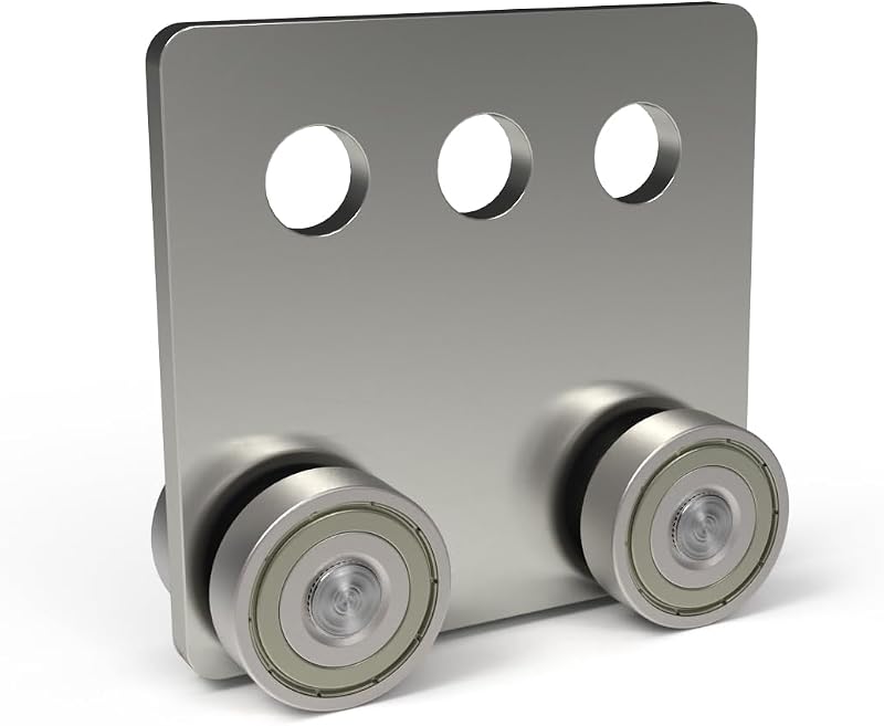 Carro 4 ruedas para canales 1-5/8" set 4