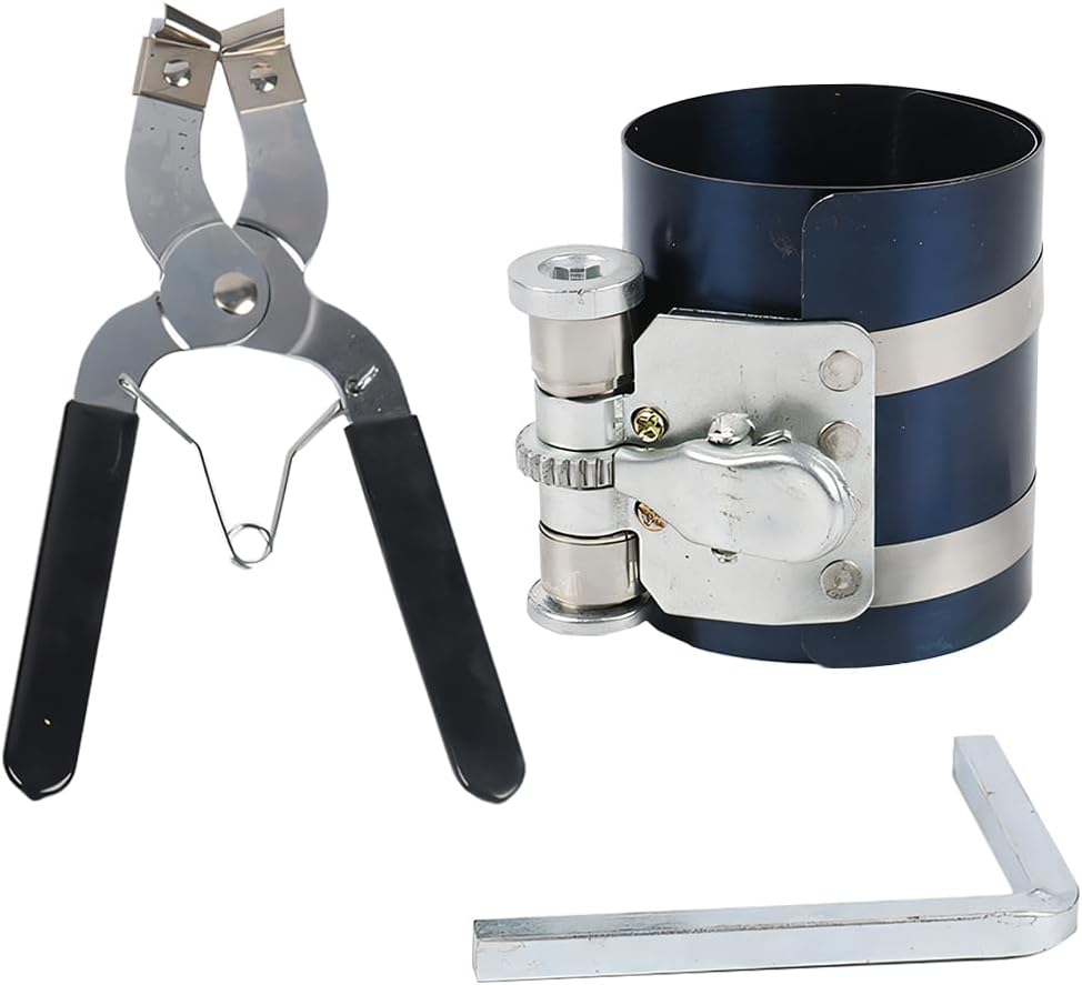 Kit instalador extractor anillos pistón motor ajustable 2-1/8 a 7