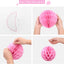 Juego 3 abanicos papel azul 8pulg decoración fiesta