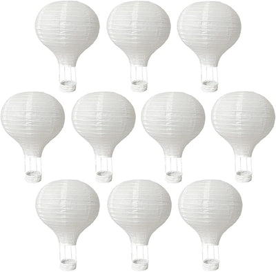 10 Faroles Papel Colgantes 12pulg Decoración Fiesta