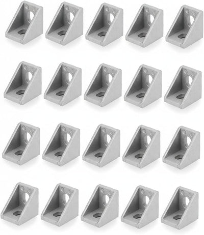 Soporte de aluminio para perfiles 6mm 90grados comp 3D impresora
