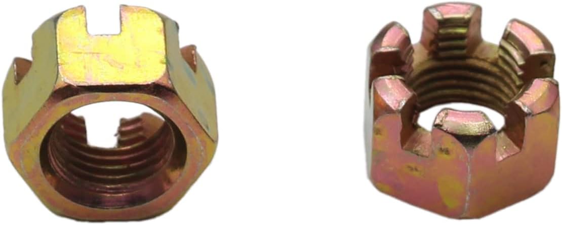 Eje rueda M14x1.5 tuercas castelladas 125-150cc paq 2