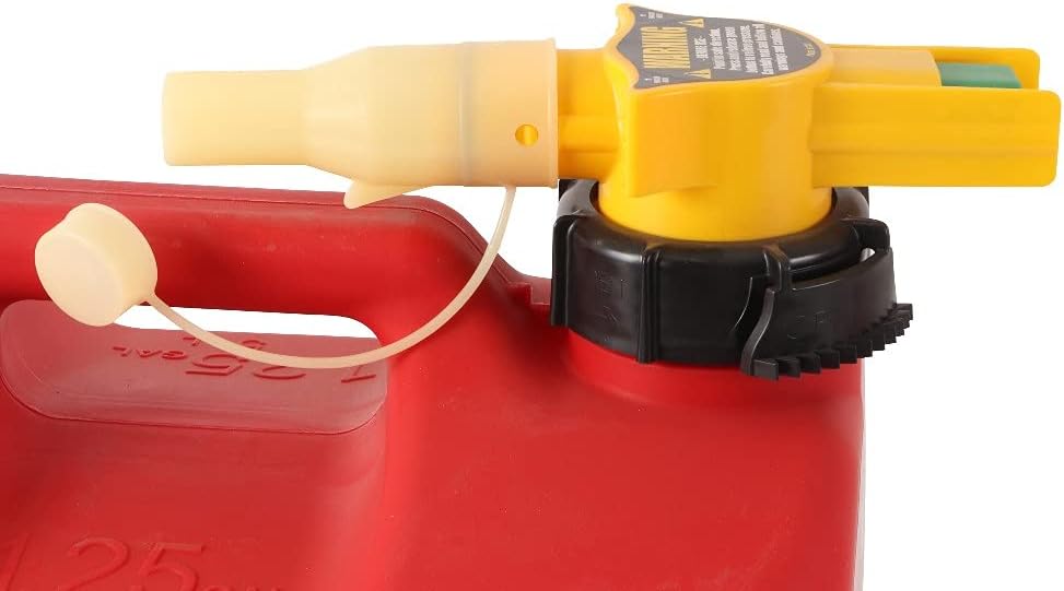 Bidón gasolina 1.25gal no derrame amarillo