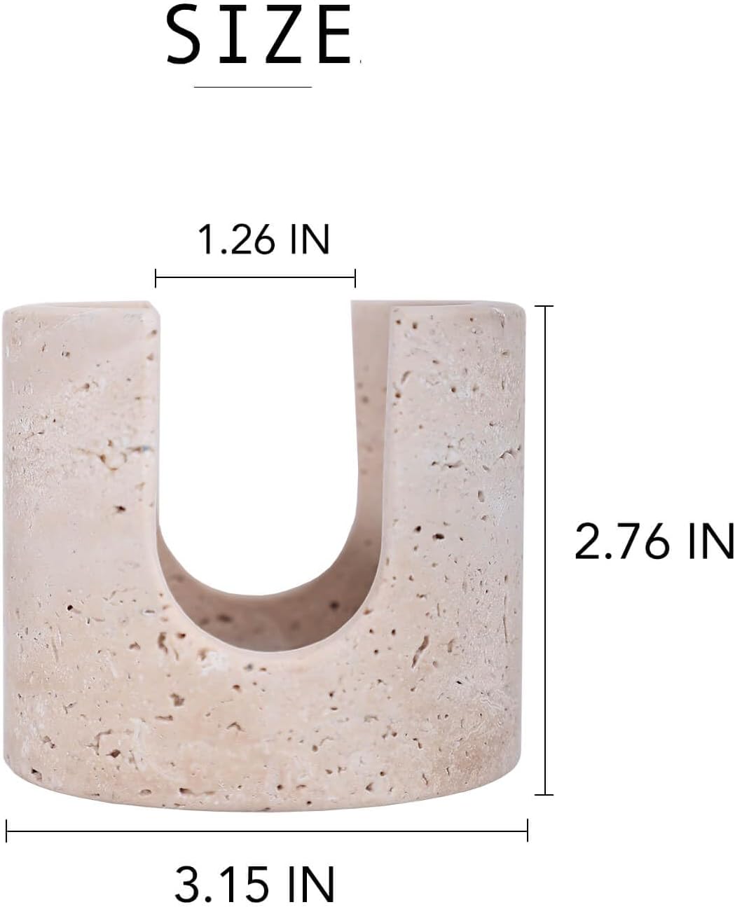 Soporte esponja travertino para encimera cocina