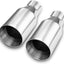 Punta escape acero inox doble pared 2.5x4" 9"
