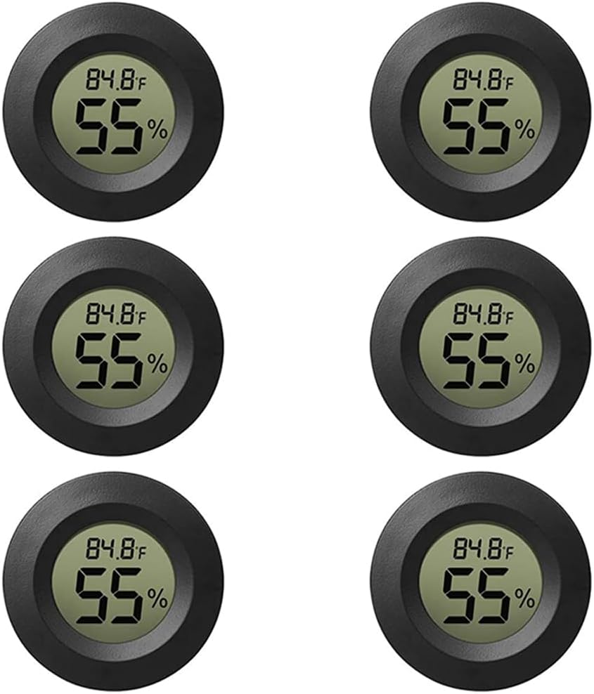 6 Higrómetros Digital LCD Interior Exterior F/C