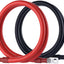 Cables batería 4 AWG cobre 2pies con terminales 3/8