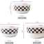 Set 6 Recipientes Porcelana 15-32oz Tapa Silicona