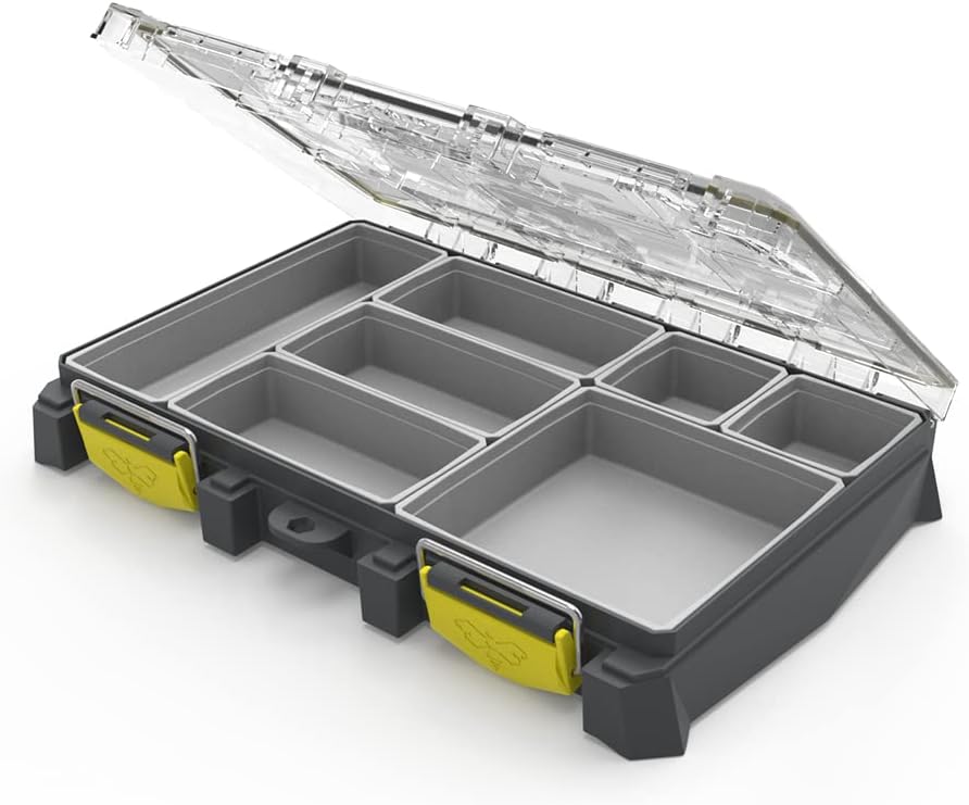 Organiz. modular pesca pzas pequeñas impermeable