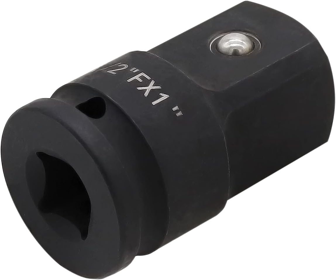 Adaptador enchufe 1/2" F a 1" M acero cromado