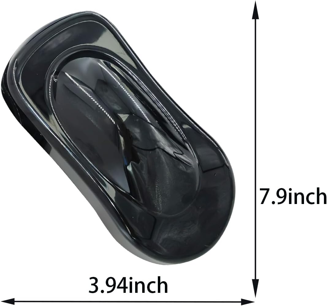 10 Pzas Formas Auto Plástico ABS para Muestra Pintura Negro